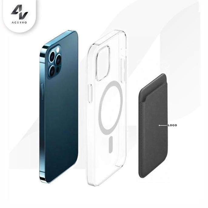 

TERBARU - Original FineWoven Wallet with MagSafe Wallet Leather Card Holder Dompet Magnet Wallet ACV02