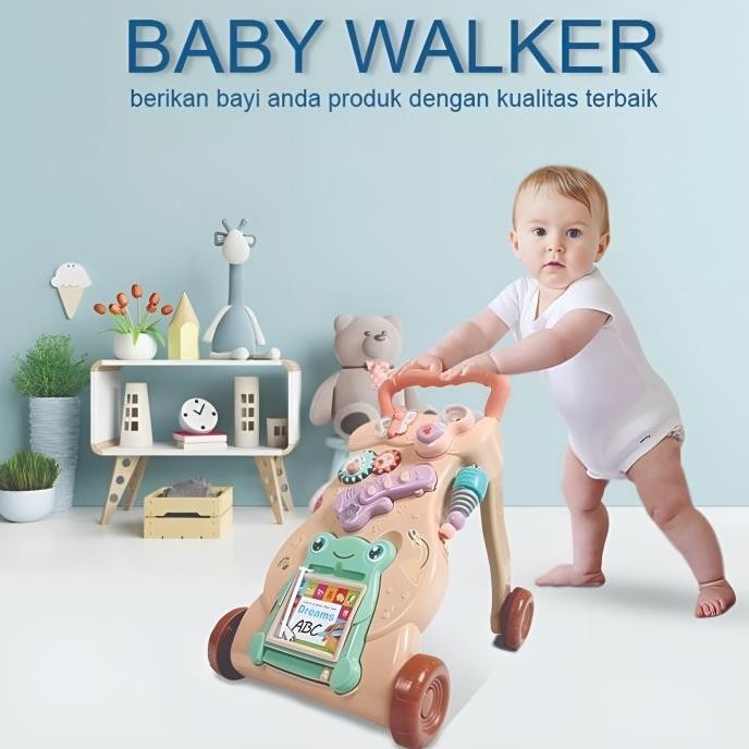 [Afive] Music Walker Mainan Edukasi Bayi 1 Tahun Belajar Berjalan Bayi Mainan Anak Laki Laki 1 Tahun