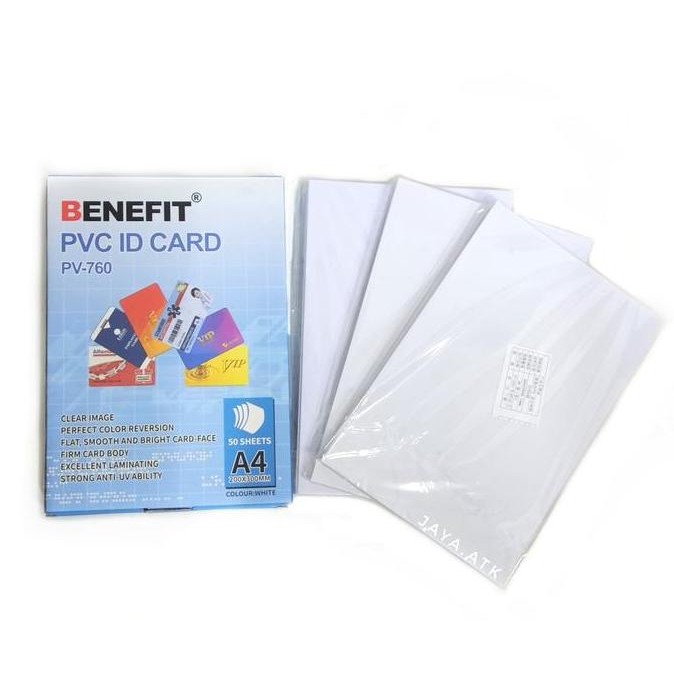 

NEW KERTAS PVC ID CARD A4 CETAK KARTU NAMA NAME TAG ISI 50 SET 20 X 30CM