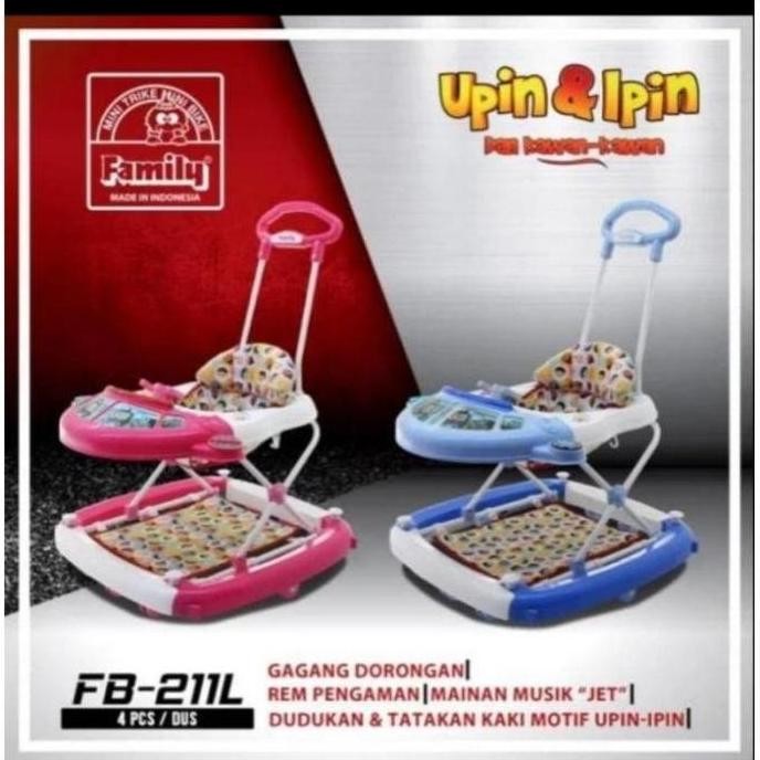 Baby Walker Family Fb 880 Fb880 Fb-880 , Fb 211L ,Fb1817,Fb 1815 Alat Bantu Jalan Bayi Musik Lampu