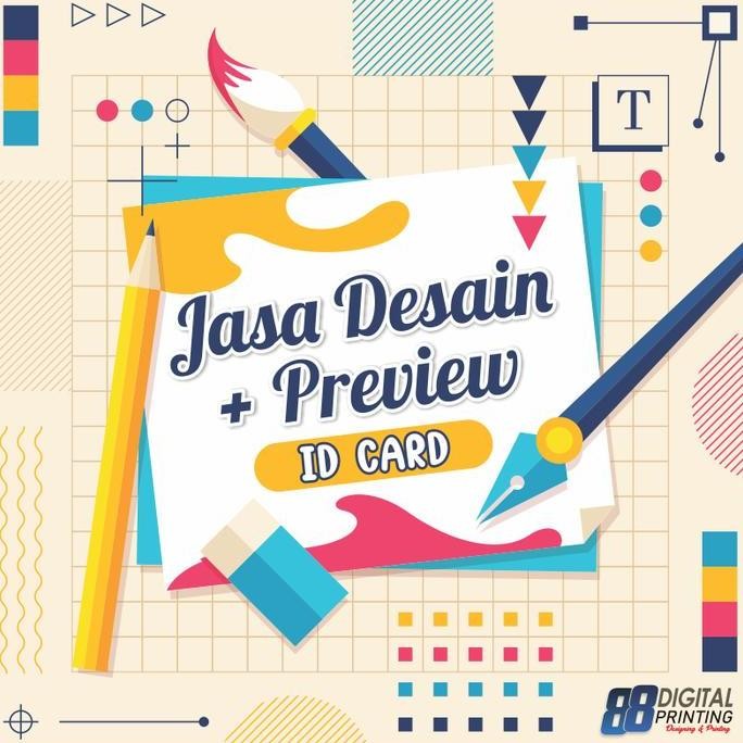 NEW Jasa Desain+Preview+Cetak | ID CARD