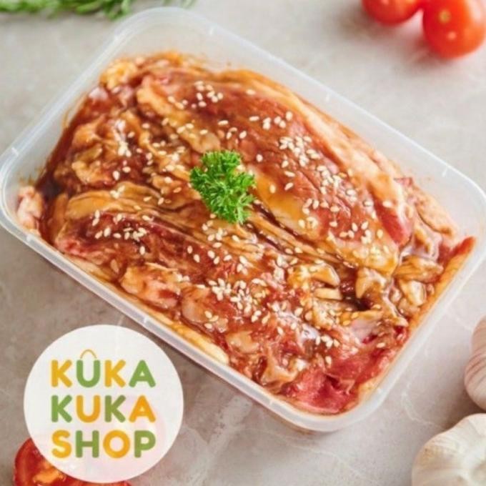 

Daging Sapi Marinasi Slice BBQ / Daging Bumbu Ala Korea 500gr