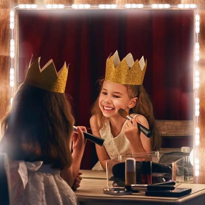 TG99 Lampu kaca rias / lampu hiasan natal / Lampu LED Makeup Mirror Light dengan 10 Module Led XR883