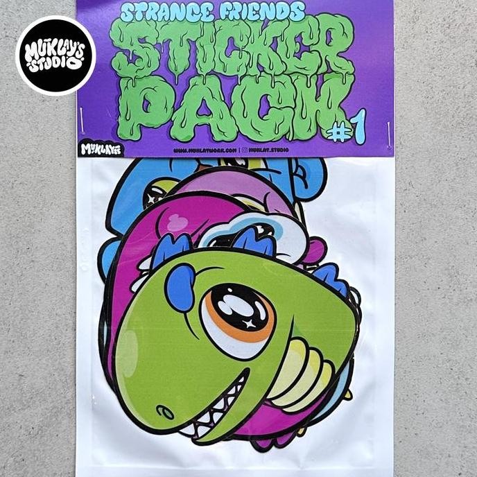 

Muklay Strange Friends Sticker Pack 1