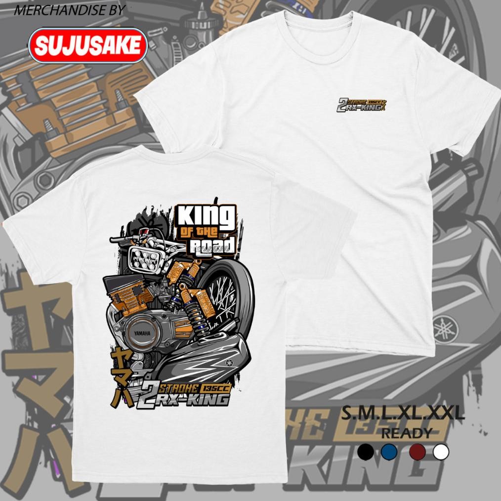 Promo Kaos Atasan Yamaha Rx King 135Cc Distro Ori Original Murah Keren Bahan Halus Tebal Ukuran S M 