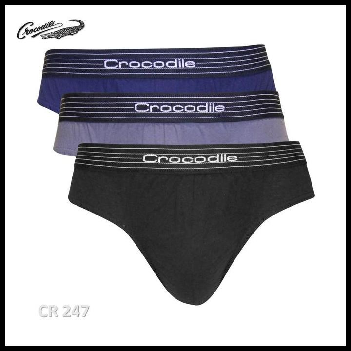 Terlaris Cd / Celana Dalam Pria Crocodile 247 521-247 [3Pcs] High Quality