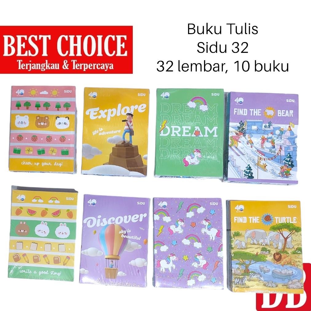 

Buku Tulis SIDU 32 Lembar (10 Pcs)