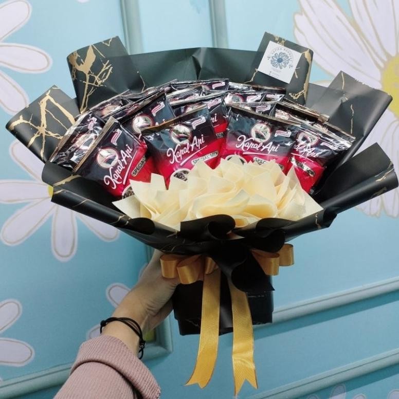 

We-12 Bouquet Kopi Kapal Api | Bucket Untuk Cowok