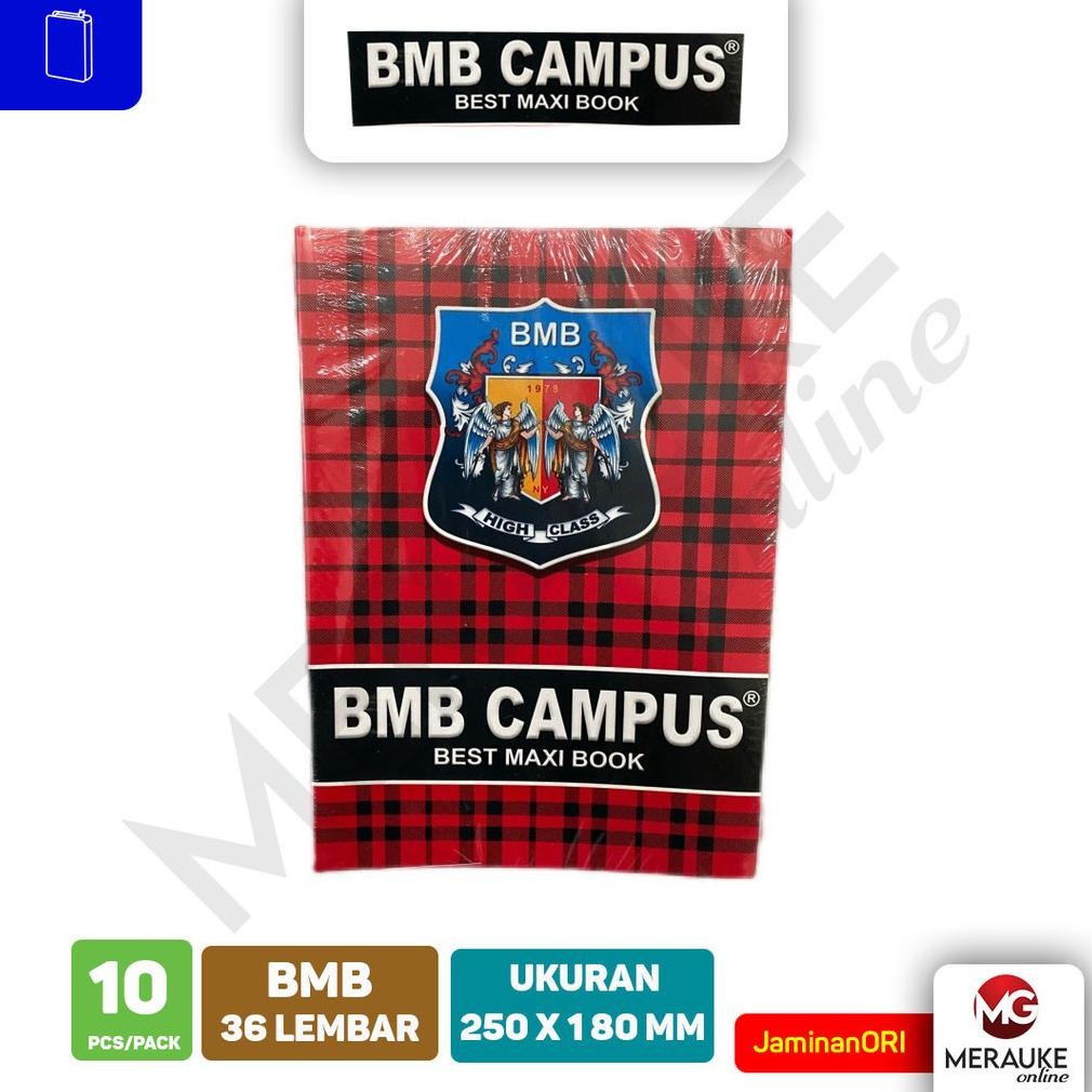 

Buku Tulis Boxy BMB 36 Lembar (1 Pack isi 10 Buku)
