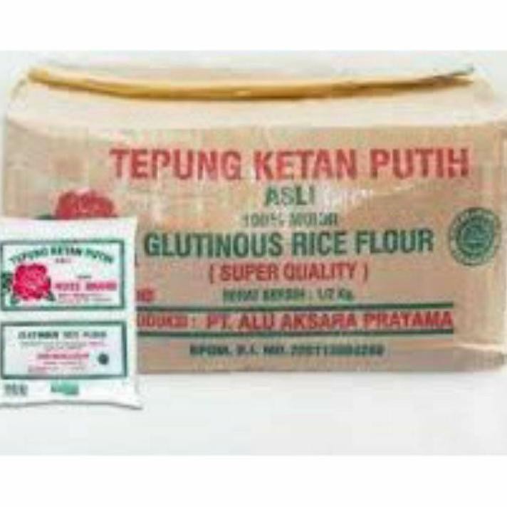 

Tepung Ketan Rose Brand 500 Gram Per Dus/ Tepung Beras Ketan