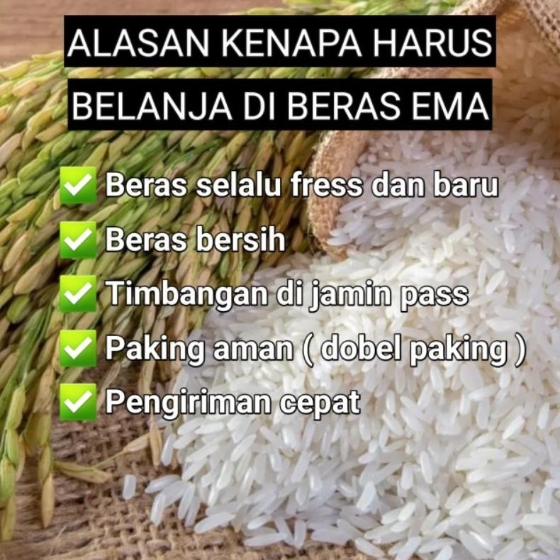 

Beras Rojolele Super 10kg 20kg Murah Pulen Enak RB10