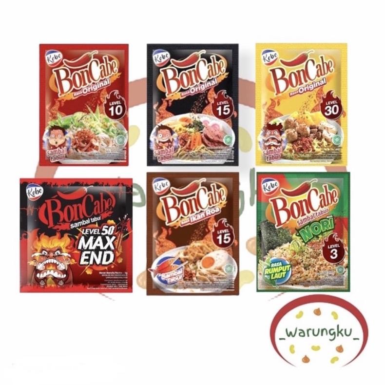 

RENCENG 24 pcs BonCabe Level 15 30 50 Sachet Bon Cabe RB10
