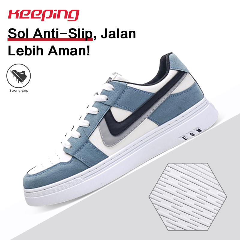 RECOMMENDED Keeping Sepatu Sneakers Pria Sepatu Pria Keren Jogging Sepatu Olahraga Cowok Sports