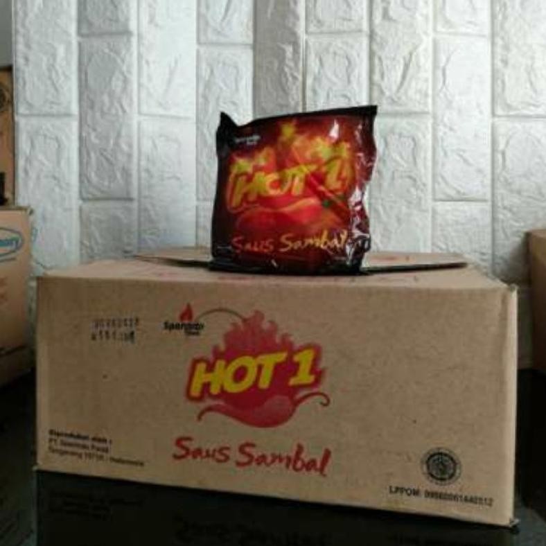 

HOT1 Saus Sambal Sachet 1 DUS 9 gr x 20 pack RB10
