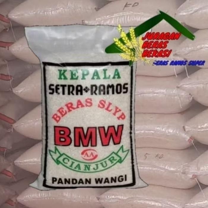 

Beras Cianjur Cap BMW 5KG, 10KG, 20KG Pulen Enak RB10