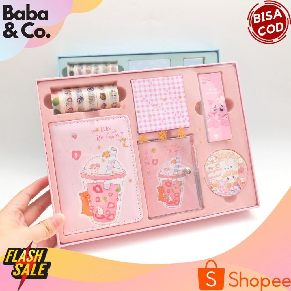 

PAKET JURNAL 7 IN 1 BOBA CUTE PAKET BUKU HARIAN MURAH BUBBLE TEA NOTEBOOK CUTE MURAH UNIK ALAT TULIS KANTOR ALAT TULIS SEKOLAH ATK MURAH BISA COD
