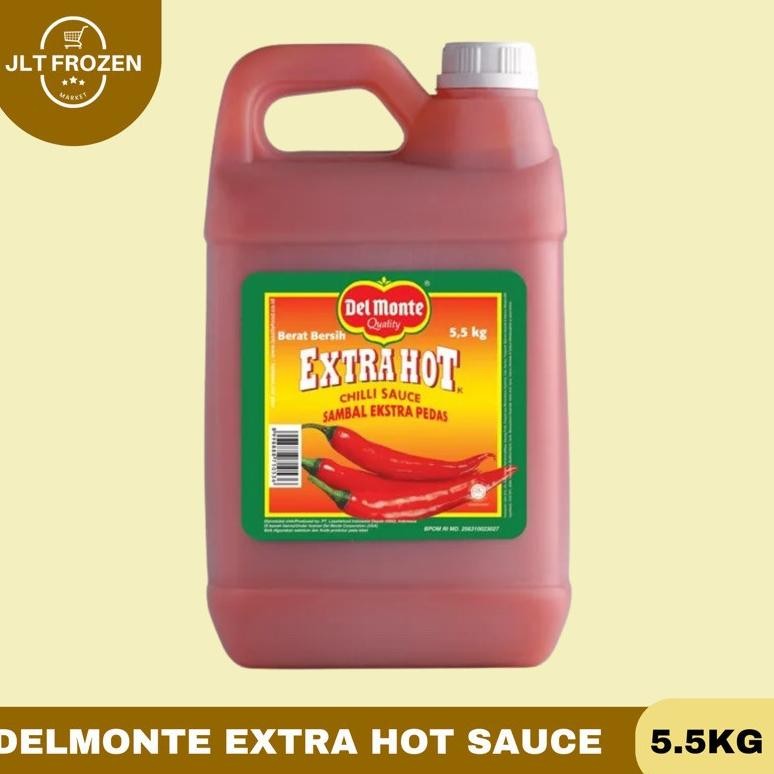 

Delmonte Saus Sambal Extra Hot Chili Sauce Jerigen / Saus Tomat Ketchup Tomato Sauce Jerigen - 5kg RB10