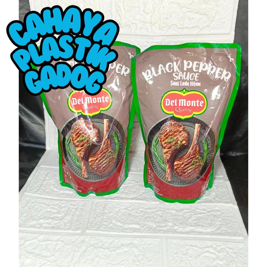 

Del Monte Black Pepper Sauce Saus Lada Hitam 1Kg RB10
