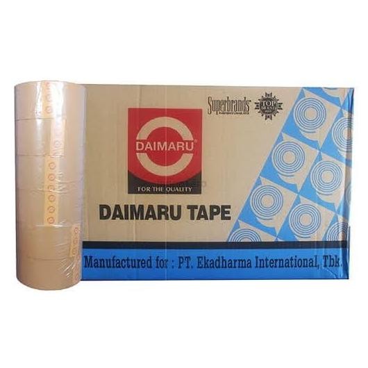 

Lakban Bening / Coklat Tebal Daimaru 2 Inch Uk. 90 Yard (1 Dus) Co