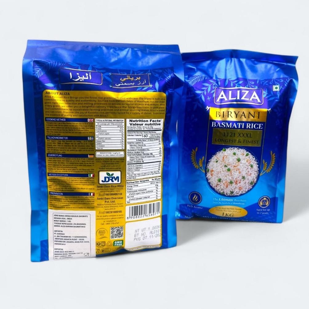 

Beras Aliza Biryani Basmati5Kg Biryani Basmati Rice RB10