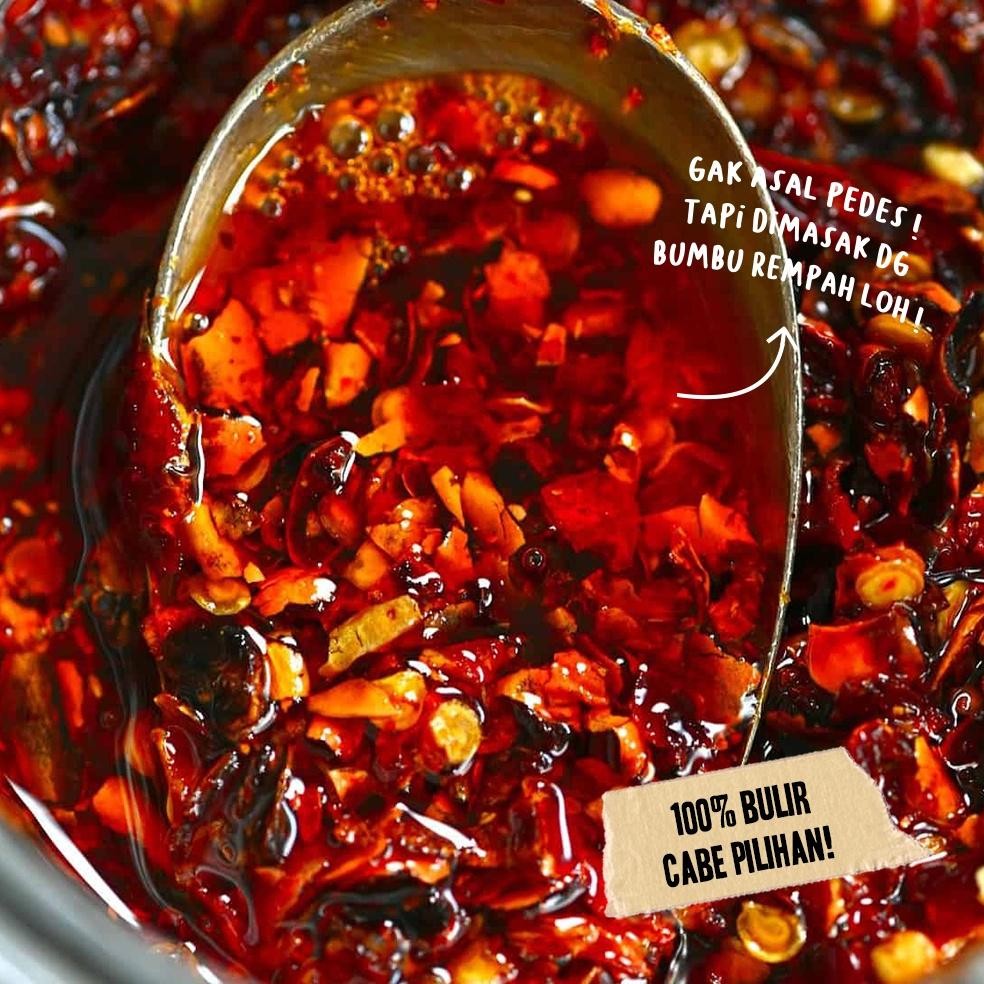 

Gelifood - Garlic Chilli Oil Spicy Sambal Serbaguna Super Pedas dan Gurih 150gr RB10