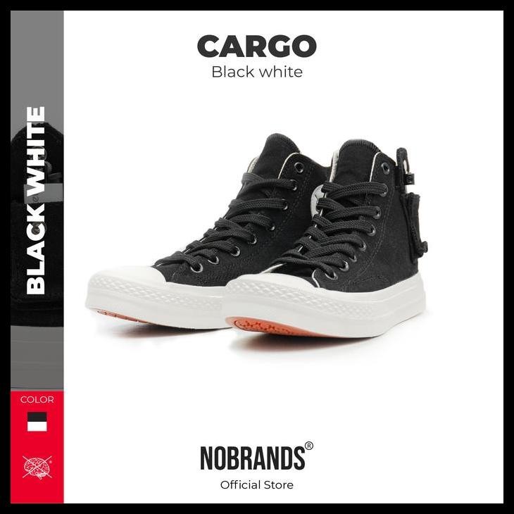 Nobrands Tps Hi Cargo Black White Terlaris