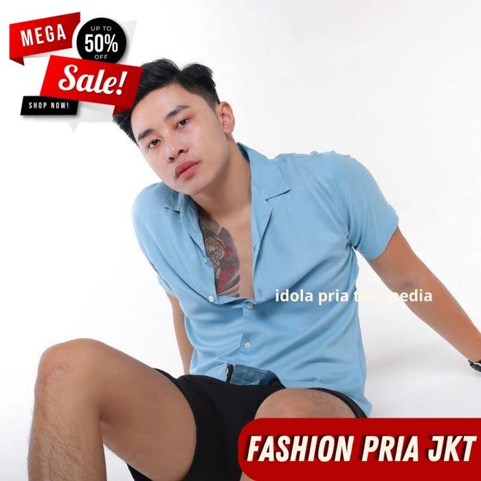 KEMEJA POLOS PREMIUM SERI BLUE ICE / KEMEJA POLOS PREMIUM SERI BLUE ICE HIGHT QUALITY !!