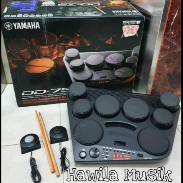 NEW Compact Drum Kit Drum Elektrik Yamaha DD 75 DD75