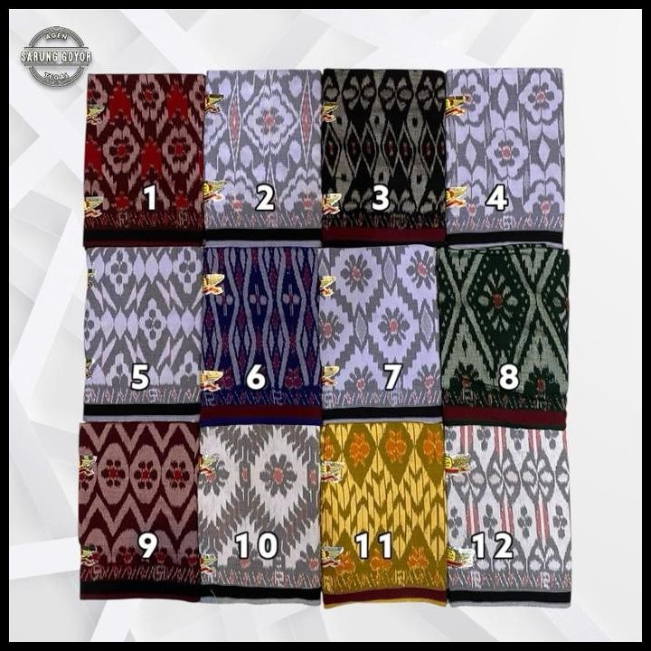 Terbaru Sarung Goyor Tenun Botol Aulia Super 100% Viscose Rayon Kode 1-6 High Quality