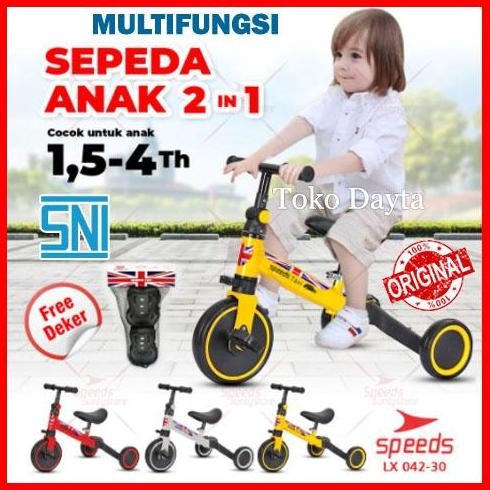 NEW Sepeda Anak Roda 3 Sepeda Mini Anak Speeds Taxi Balance Bike ORIGINAL