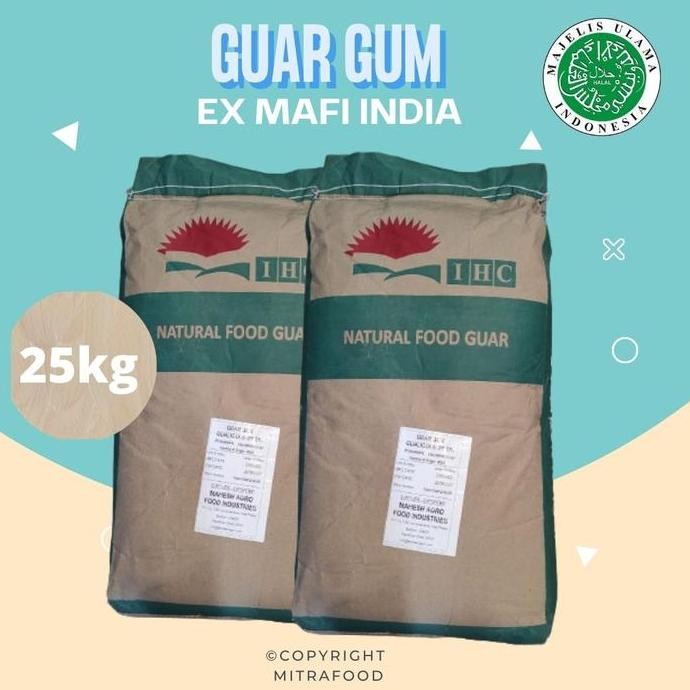 

Murah Guar Gum / Pengental Makanan Food Grade Ex Mafi India - 25Kg