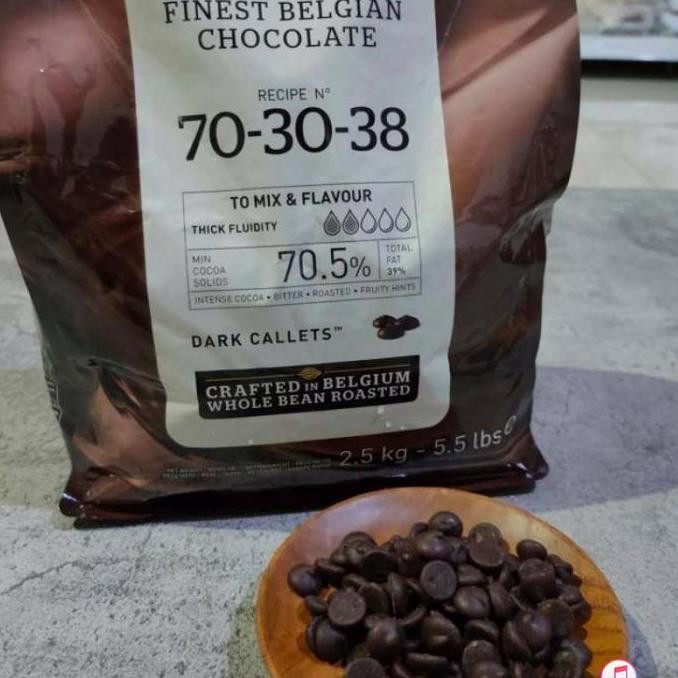 

Grosir Callebaut Dark Extra Bitter 70% 400Gr /Coklat Courveture