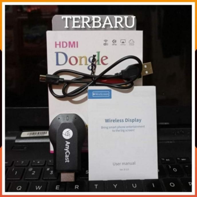 [Expert] (COD) ANYCAST DONGLE WIFI MIRACAST / ALAT PENYAMBUNG LAYAR HP KE TV / SCREEN MIRRORING ANYC