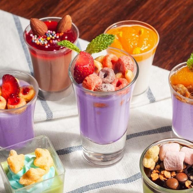 

Promo Omura Dessert Shooter Panna Cotta Pudding Italia Premix Instant 500 Gr