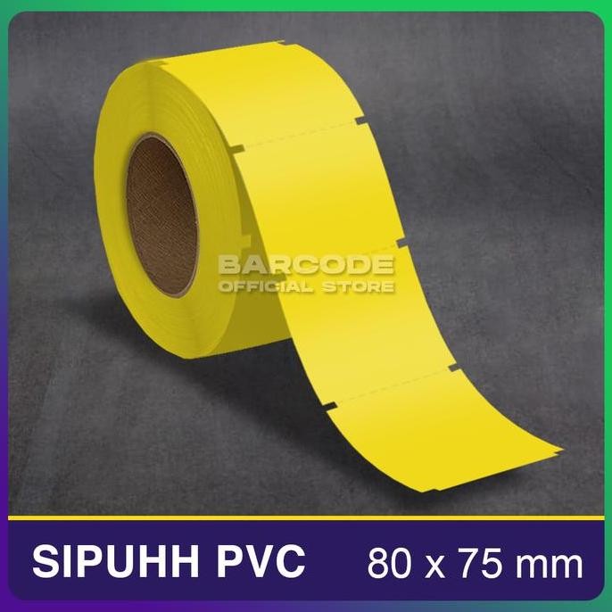 

Label Pvc 80X75 Perhutani Sipuhh Kuning 80 X 75 Mm Coak Porporasi 1 Line 600 Pcs Core Besar 3Inch Co