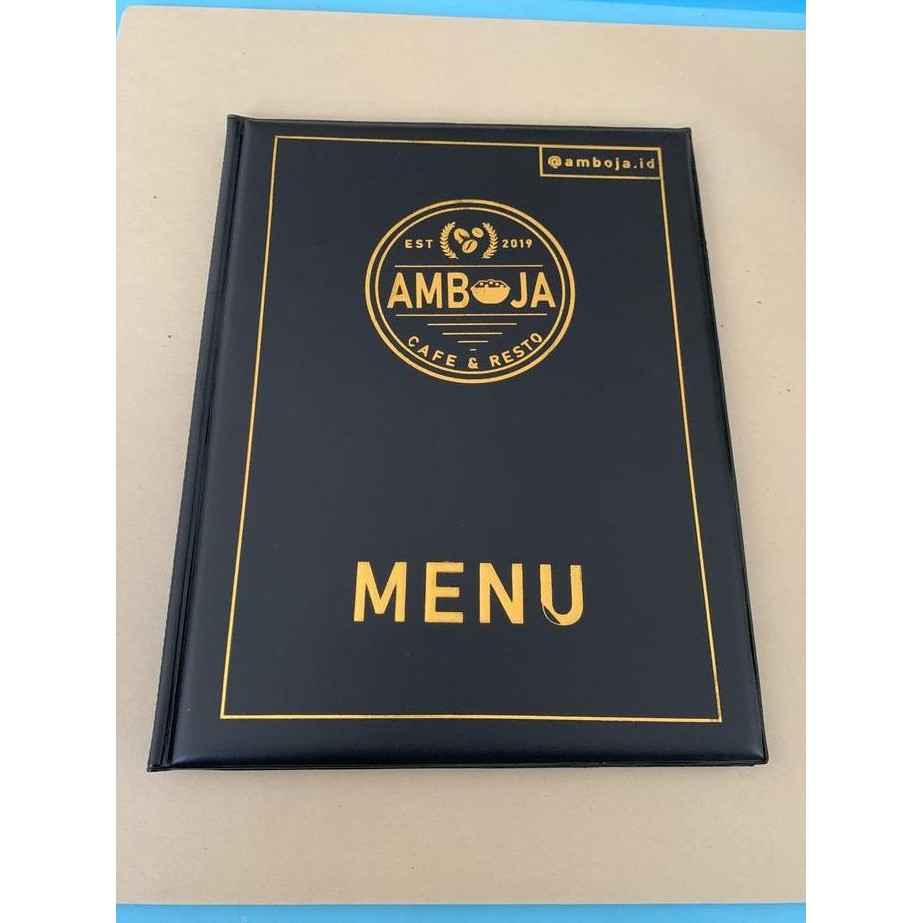 

Buku menu restoran pesanan atas nama ibu maya