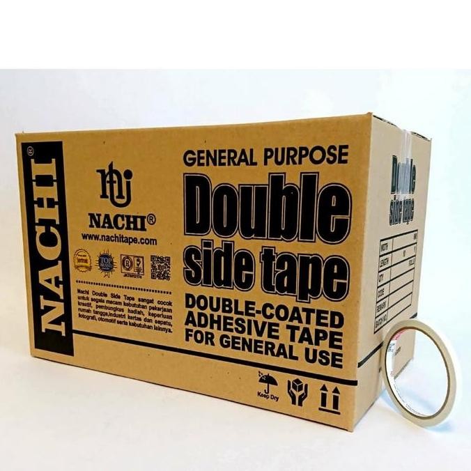 

Dus Nachi Double Side Tape 6 mm x 10 Yard 1/4 Inch