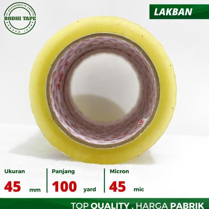 

LAKBAN BODHI BENING & COKLAT 45mm X 100yard KHUSUS