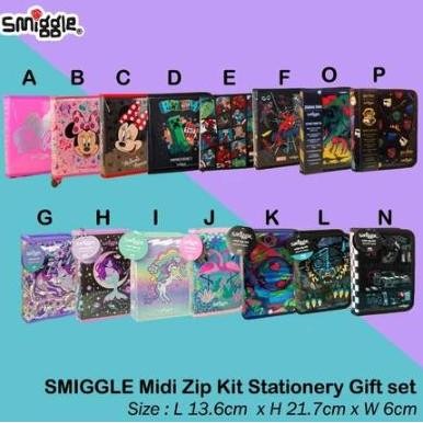 

SMIGGLE Midi Zip Kit Stationery Gift set