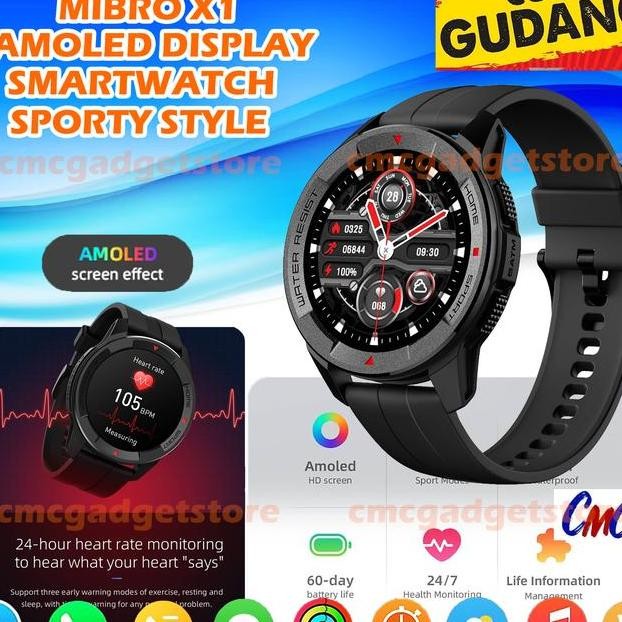Mibro X1 Amoled Smartwatch Sporty 1.3 Inch Display