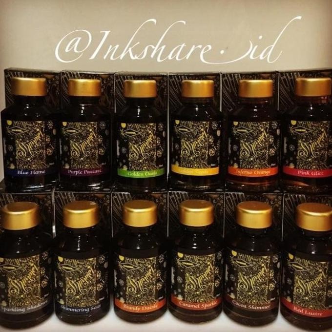 

TERBARU - Diamine Shimmering Inks - Fountain Pen Ink / Tinta 50ml Botol