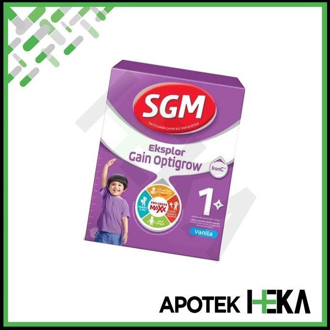 

SGM Eksplor Gain Optigrow 800 g Vanila - Susu Pertumbuhan KS