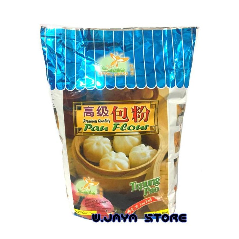 

Tepung Pao Happy Grass Tepung Bakpao Pau Flour 1.3Kg