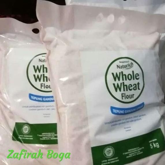 

Naturich Whole Wheat Flourtepung Gandum Utuh 5 Kg