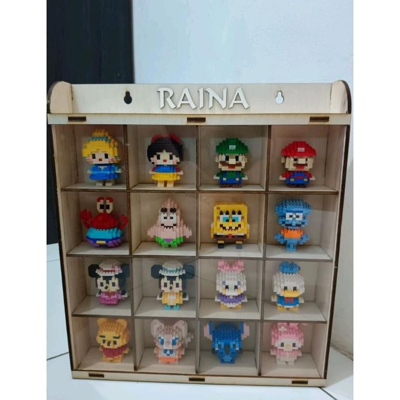 Rak Mainan Lego Bricks Minicraft DIY Susun Balok AST