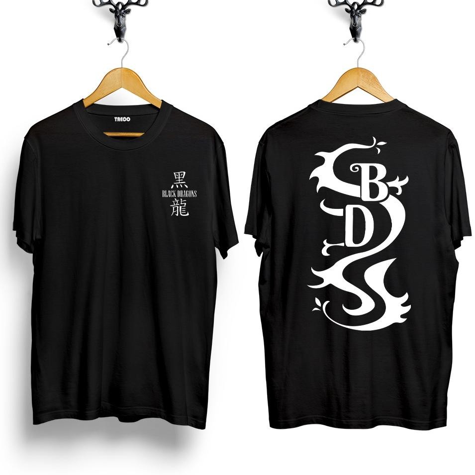 Promo Kaos Distro Tokyo Revengers Black Dragon Baju Geng Black Dragon Tokyo Revengers Baju Mikey Baj