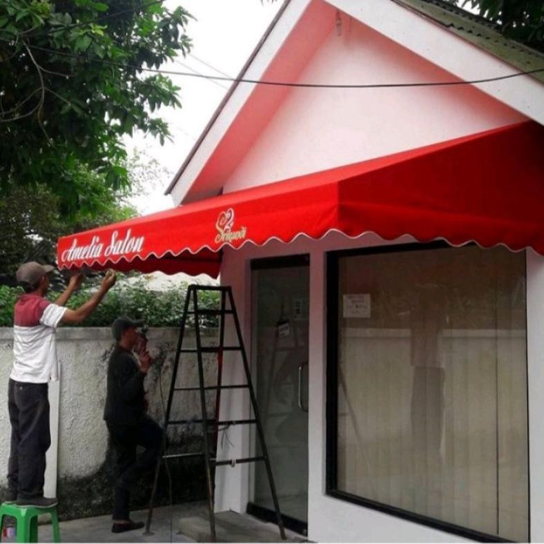 Kain Kanopi/Atap Penutup Anti Air Per Meter Costum terlaris
