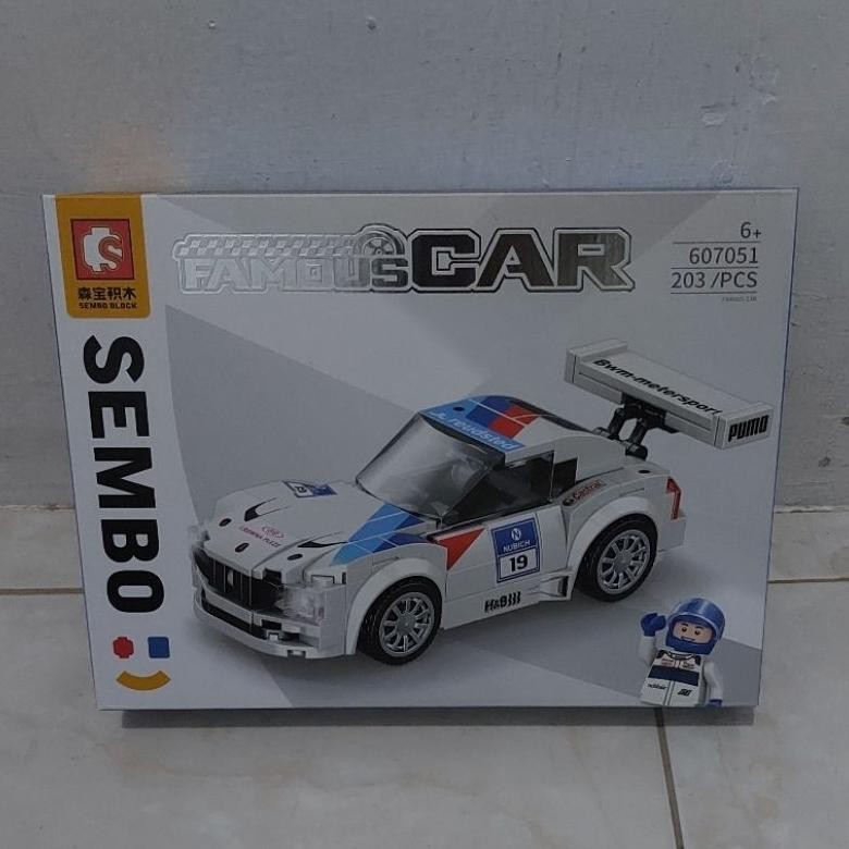 Mainan Sembo Block Famous Car Sports- Sembo Block Mobil Balap AST