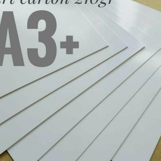 

50 Lembar Kertas Art Carton 210 Gsm Kertas Glossy Uk A3 32Cm X 48.3Cm
