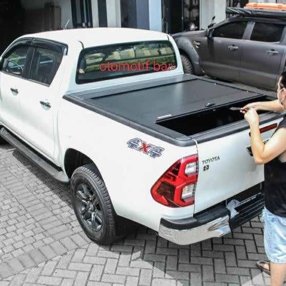 // roller lid penutup bak hilux revo double cabin / penutup bak hilux //